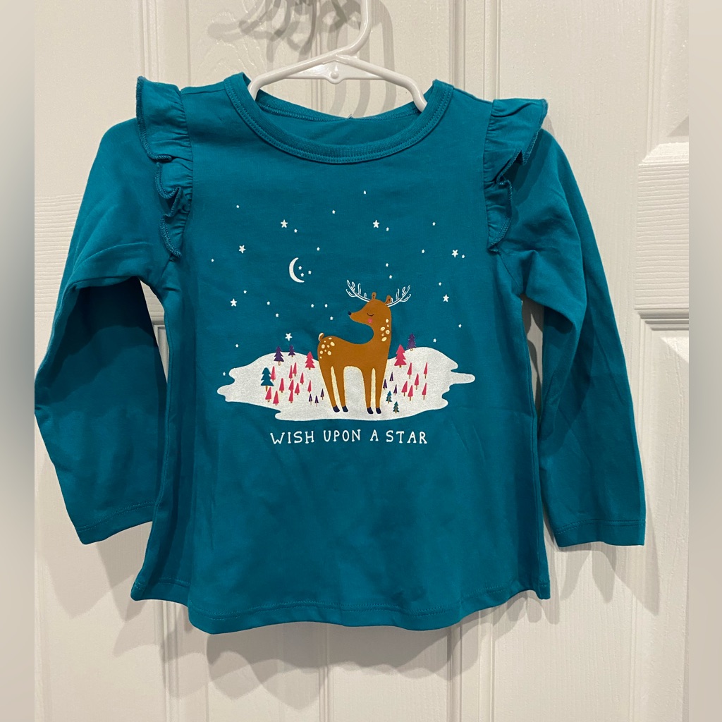 New! First Impressions Toddler Girls Long Sleeve Top 18 Months